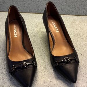 Coach Lauri Pointed-Toe Heels
